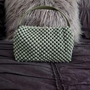 Zara Mint Beaded Mini Bag